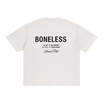 BONELESS坐标印花潮牌短袖