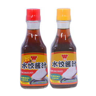 台湾原装进口味全水饺酱汁原味/香辣230g饺子面食蘸酱沾拌酱油醋