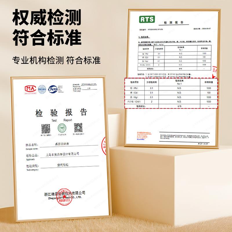 桌面茶包收纳盒带把手家用茶叶叠加整理盒抽屉式大容量纯色袋装可