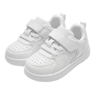 巴拉巴拉儿童板鞋男童透气小白鞋女童低帮滑板鞋2025春季新款童鞋