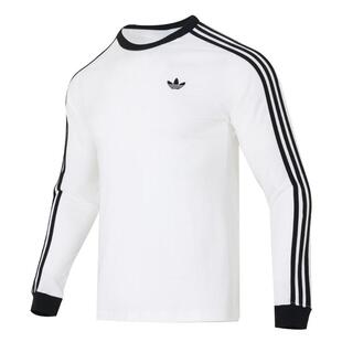 Adidas阿迪达斯三叶草男装2026春季新款3S LS TEE长袖T恤KE3545