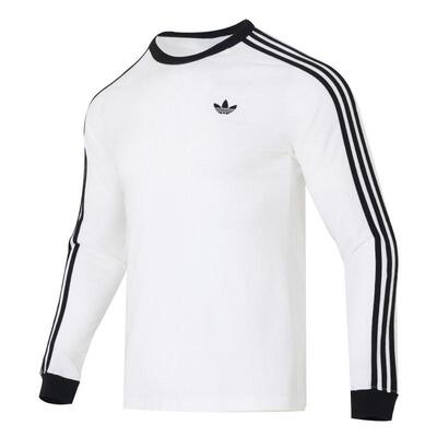 Adidas阿迪达斯三叶草男装2026春季新款3S LS TEE长袖T恤KE3545
