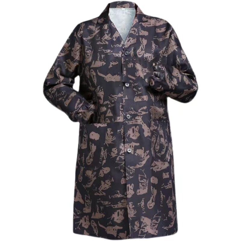 春夏薄款罩衣迷彩工作服耐磨透气