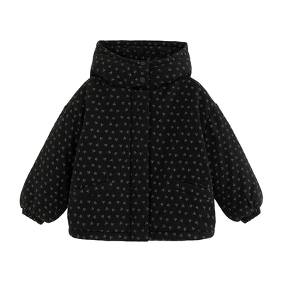 女童冬装加绒棉服加厚保暖棉袄