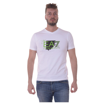 EA7 EMPORIO ARMANI阿玛尼男装T恤V领短袖简约时尚正品3YPTF5PJ1