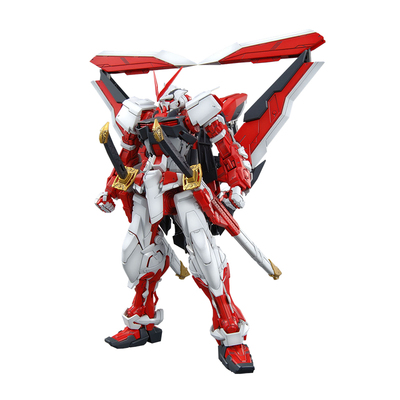 万代现货异端高达红色拼装模型
