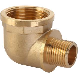 全铜加厚弯头内外丝加长4分6分1寸变径异径转接头水管燃气管配件