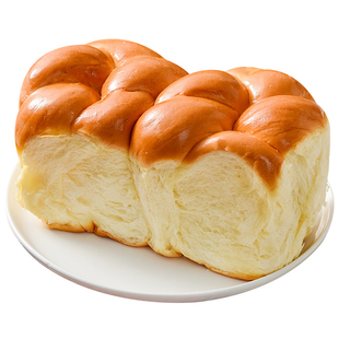 老沧口吐司面包210g传统西式糕点奶香手撕面包老式面包办公室零食