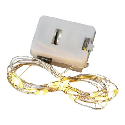 LED铜线纽扣电池彩色灯蛋糕装饰