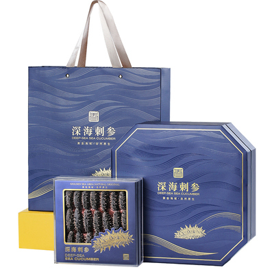 渔食客大连底播淡干海参13倍泡发