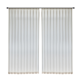 高端窗纱纱帘透光不透人梦幻窗帘幻影纱白纱卧室客厅白色防晒阳台