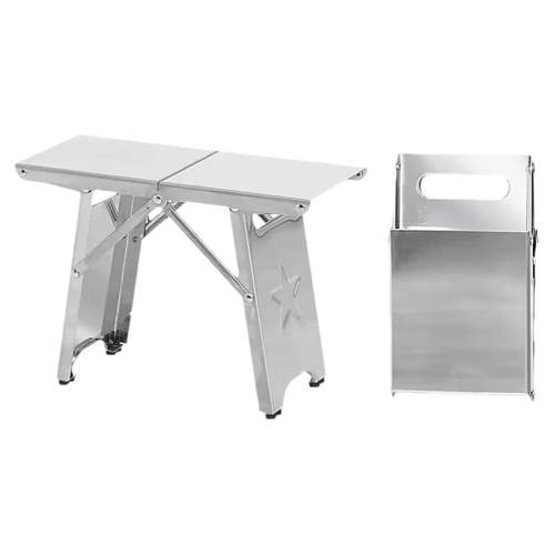 不锈钢折叠凳子户外旅行加厚板凳便携式手提收纳马扎成人凳子排队