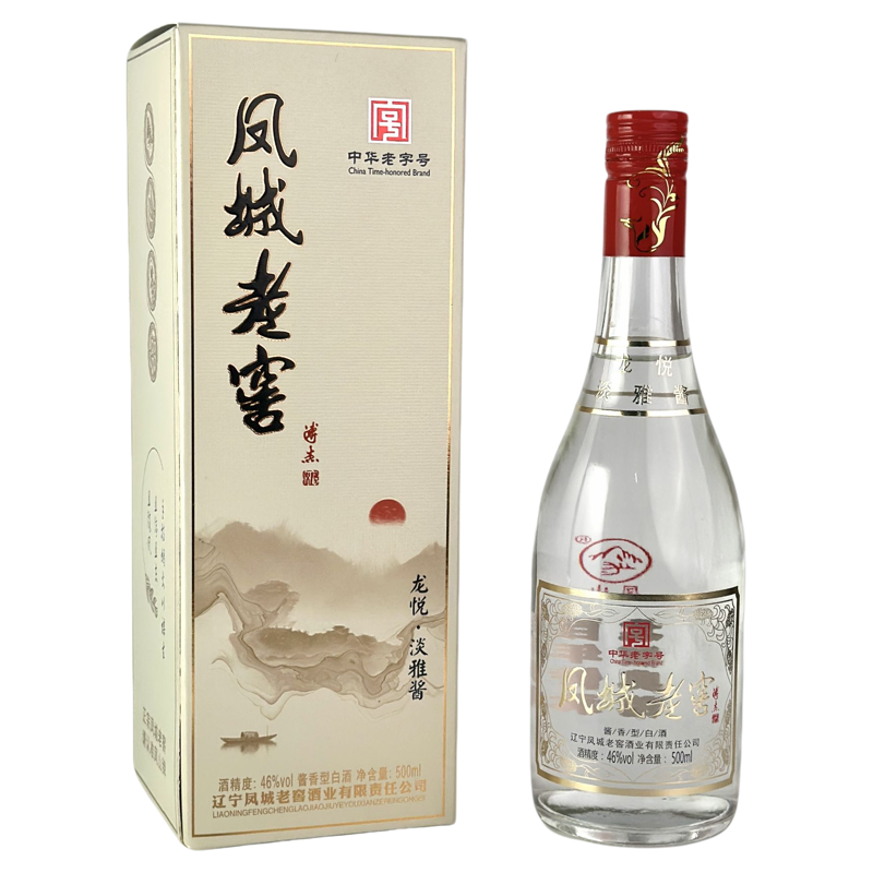凤城老窖淡雅酱整箱 46度酱香酒 国标优级 中华老字号 百年传承