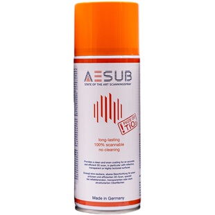 3d扫描仪喷粉喷雾AESUB橙款挥发式免洗三维扫描仪显像剂显影剂