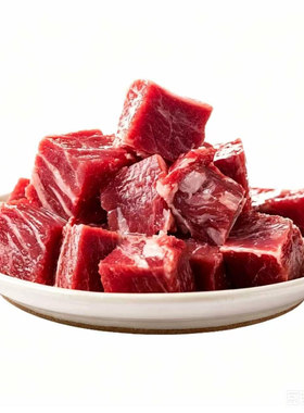 牛肉新鲜牛腩粒2斤牛腩肉生鲜牛排原切黄牛牛肋条冷冻商用食材