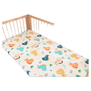 璞哥琅弟婴儿床笠纯棉儿童拼接床单床垫罩幼儿园宝宝床笠可定制