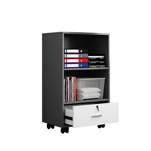 打印机柜复印机柜文件柜移动办公矮柜资料柜储物柜边柜带锁抽屉柜