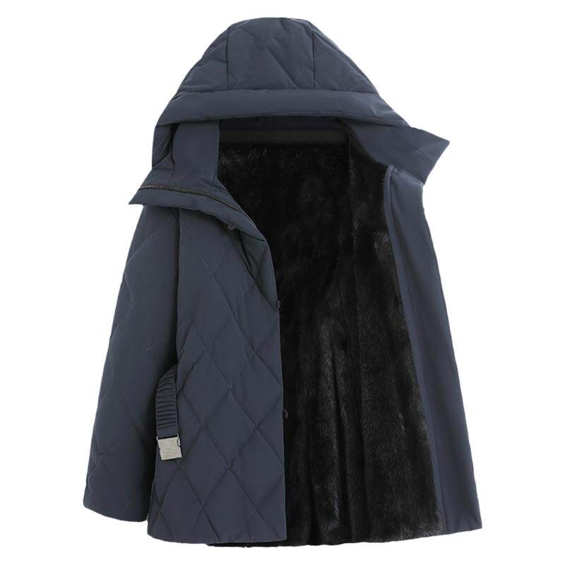 貂皮内胆派克服BHNGLKM鹅绒服