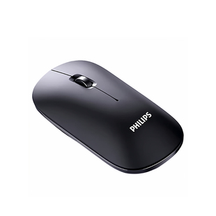 飞利浦无线鼠标电池usb静音2.4g办公家用台式电脑笔记本通用男女