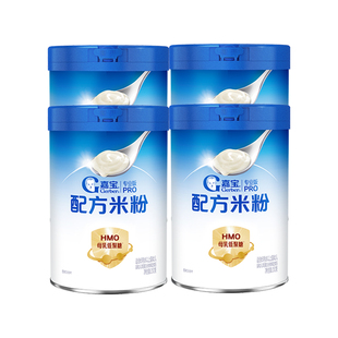 【营养好吸收】嘉宝配方米粉HMO高蛋白益生菌婴儿辅食宝宝米粉4罐