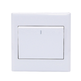 正泰86型暗装一开多控三联三控中途开关双刀双掷中继过桥开关插座