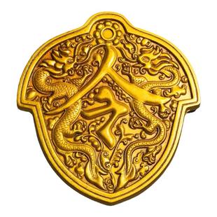 纯铜镀金古代免死金牌信令兵符遇春将军令八府巡按令牌金腰牌复古