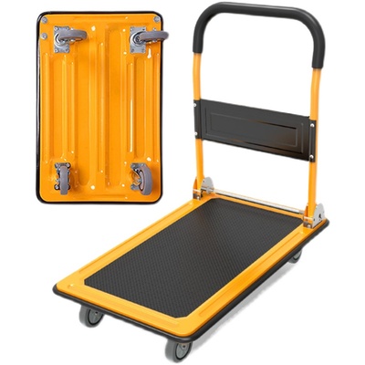 平板车钢板折叠小推车手推车拉货