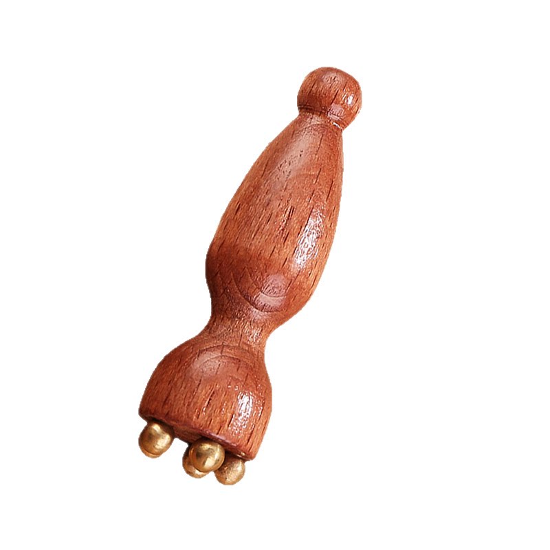 檀木小莲蓬眼部按摩器