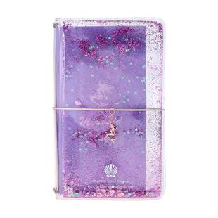 never美人鱼tn手账本 流沙少女心手账本简约ins风旅行手帐本可拆卸笔记本记事本手账本礼盒学生生日礼物