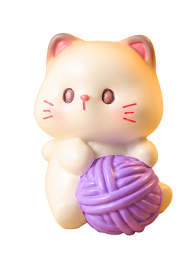 可爱猫咪手办摆件治愈系生日礼物