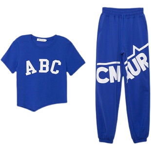 现代爵士舞服装女2025夏季时尚ds上衣运动显瘦跳舞健身曳步舞裤子