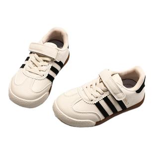 儿童运动鞋2025秋季新款女童阿甘鞋休闲德训鞋小白鞋轻便男童鞋子