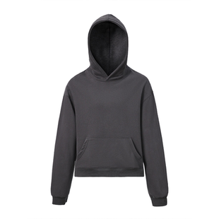 AWRB美式复古cleanfit短款卫衣男加厚休闲百搭帽衫宽松简约上衣