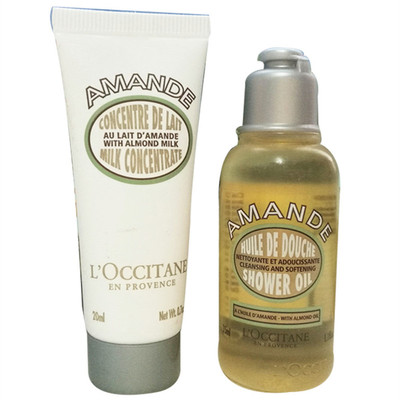 欧舒丹甜扁桃杏仁身体乳沐浴油