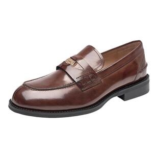 BeauToday焦糖金币复古乐福鞋女老钱风miu系小皮鞋英伦风单鞋