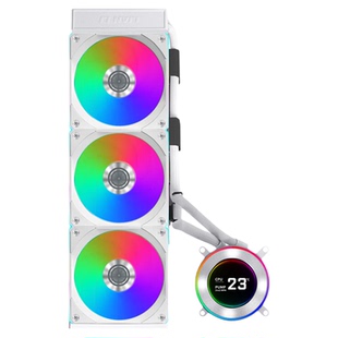 联力一体式水冷隐流二代360CPU散热器2代带屏HydroShift AIO积木
