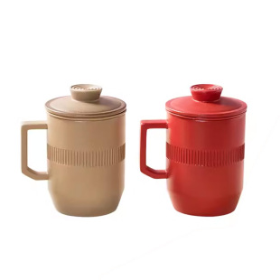 陆宝陶瓷合意办公杯茶水分离过滤泡茶杯大容量老板伴手礼轻奢精致