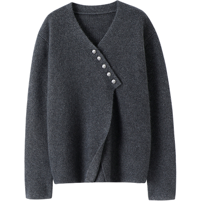 启超高端100%纯山羊绒衫