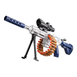 萝卜枪狙击儿童玩具软弹枪M416男孩电动连发机关枪仿真加特林冲锋