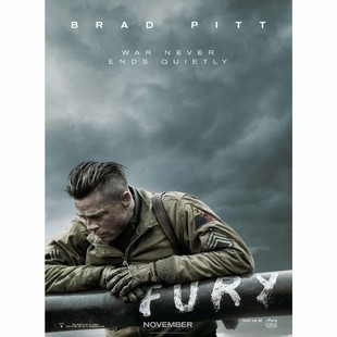 狂怒Fury美式大气电影海报客厅卧室工作室布置改造装饰画墙贴画芯