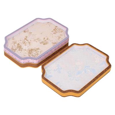 回形首饰盘古风创意托盘翡翠珠宝展示盘防尘戒指手镯收纳盘首饰盘