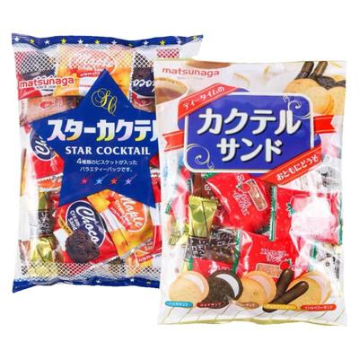 日本进口松永5味什锦夹心饼干