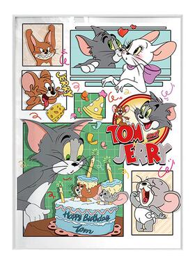 卡通猫和老鼠tomandJerry版画