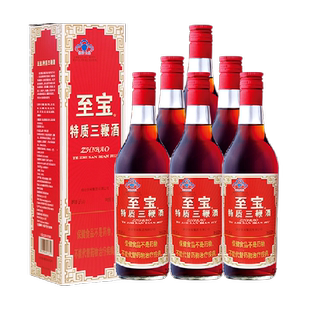 张裕至宝特质三鞭酒保健酒35度500ml*6瓶整箱装