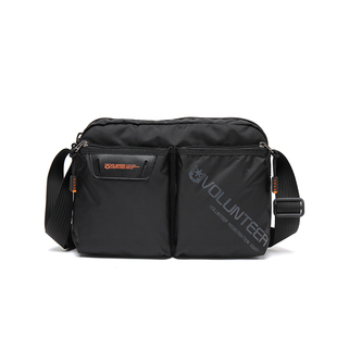 华朗迪尔男士斜挎包休闲便携牛津布背包男通勤包新款时尚单肩包男