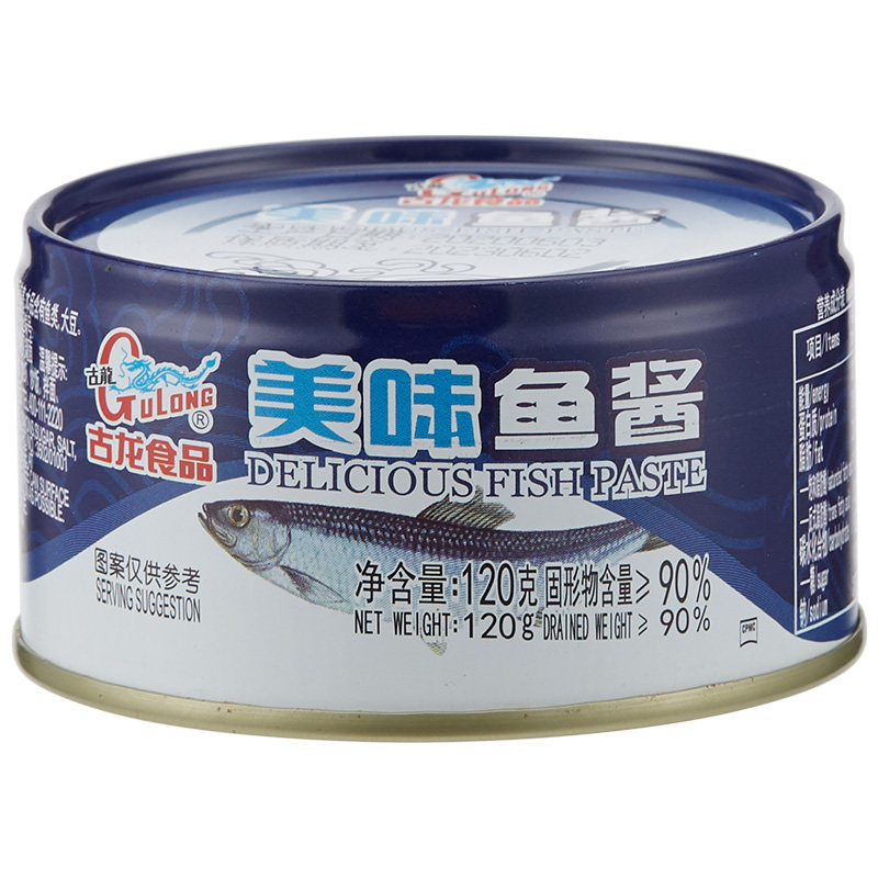 古龙美味鱼酱香辣罐头120g*6罐下饭酱厦门特产拌面酱拌饭酱香辣酱
