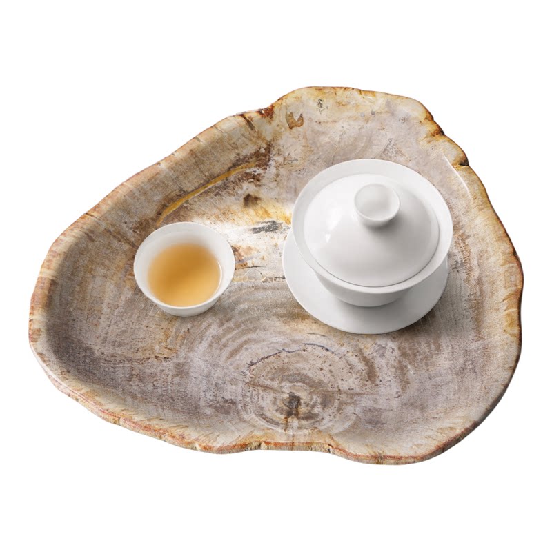 YuShiLin硅化木收纳盘子乔迁送礼