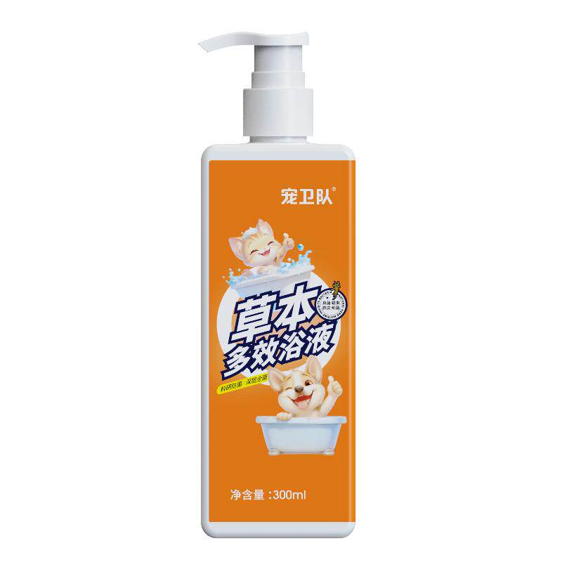 宠卫队宠物多效浴液抑菌除螨猫狗