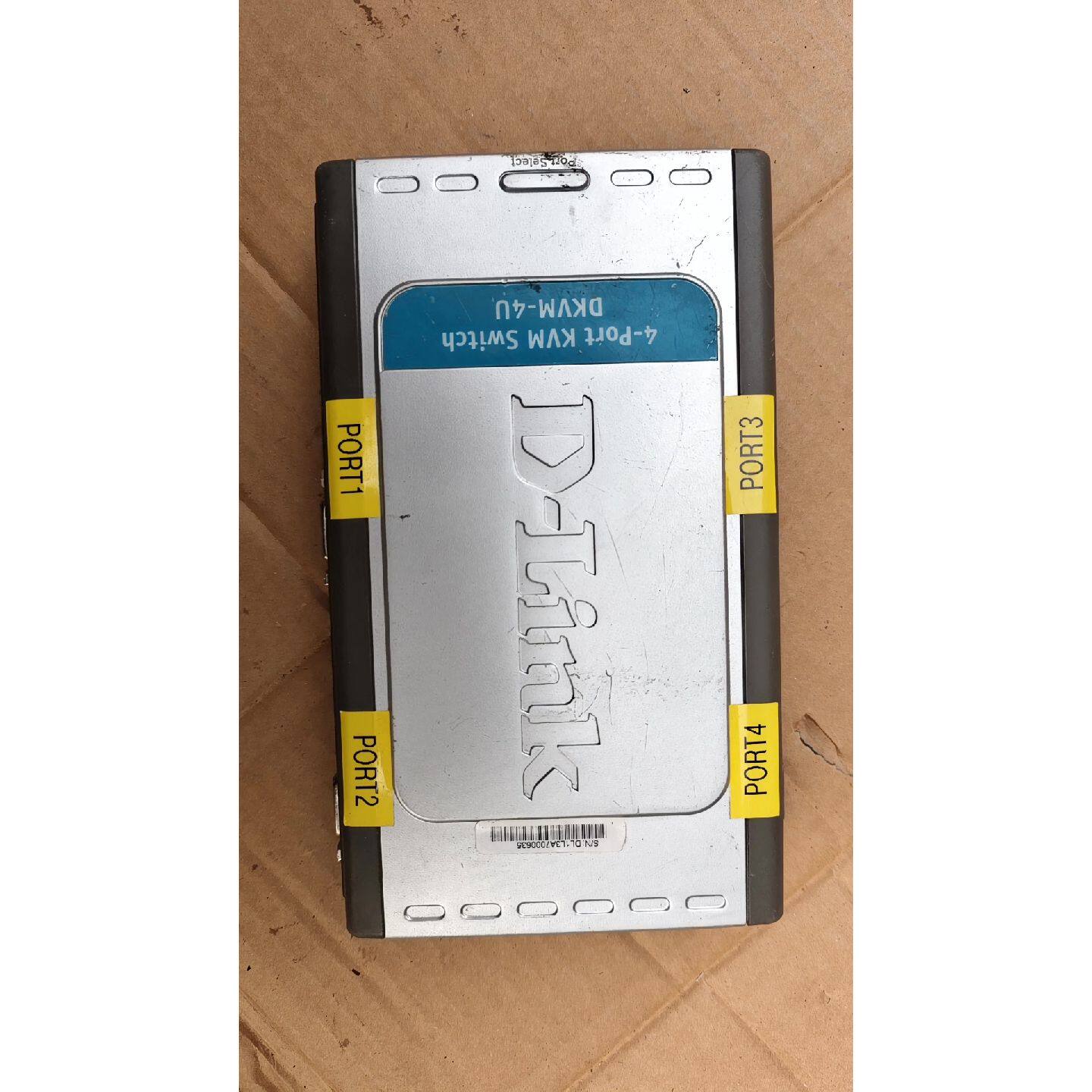 【议价-可维修】D-Link友讯 DKVM-4U 4口KVM切换器 USB /二手均有