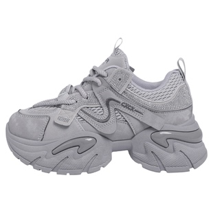 韩版小个子厚底增高老爹鞋女34码2026春季新款百搭显脚小运动鞋女